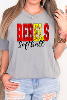 Rebels Sport Grunge DTF Print