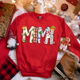 Mimi Christmas Doodle DTF Print