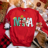 Nana Christmas Doodle DTF Print