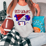 Red Hawks Football Retrocollage DTF Print