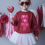 Pretty in Pink Love You Mean It DTF Print