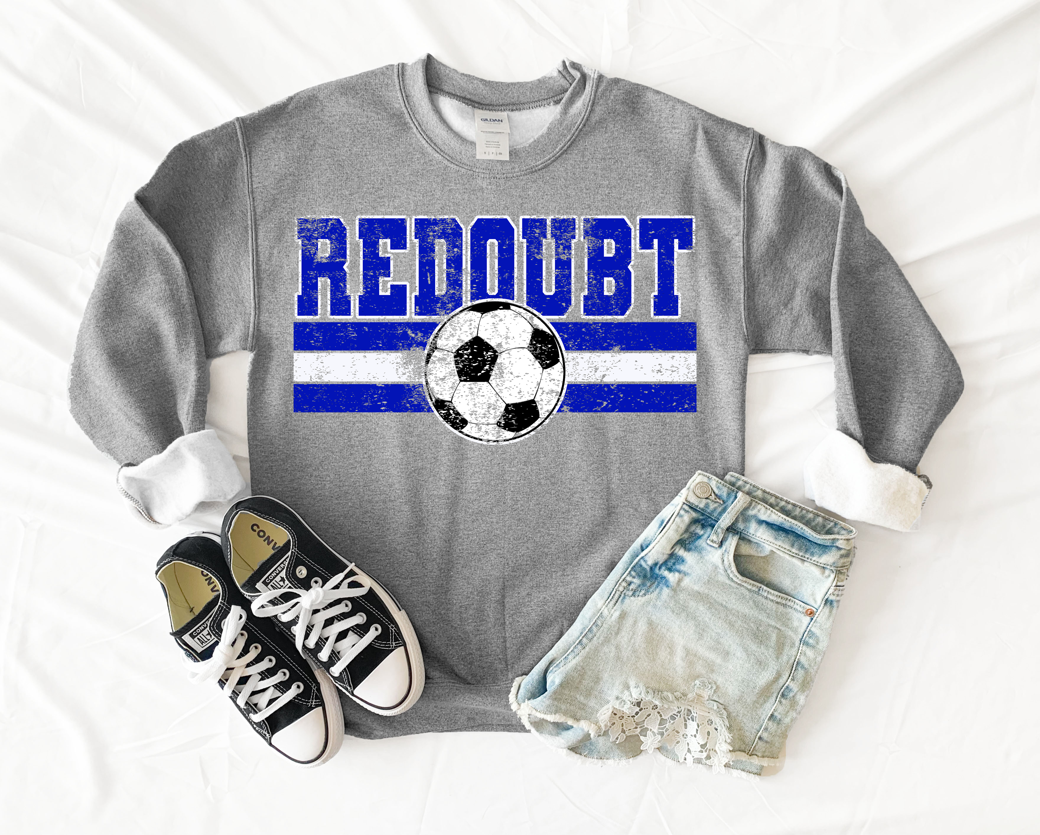 Redoubt Soccer Grunge DTF Print
