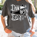 Redskins Lets Go Star Banner Trio DTF Print