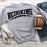 Redskins Football Arched DTF Print