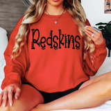 Redskins Dotted Doodle DTF Print
