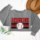 Redskins Baseball Grunge DTF Print