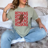 Redskins Baseball Bolt DTF Print