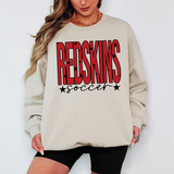 Redskins Soccer Star Power Team Sports DTF Print