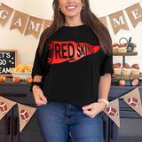 Redskins Watercolor Pennant DTF Print