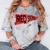 Redskins Watercolor Pennant DTF Print