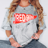 Redskins Watercolor Pennant DTF Print