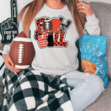 Redskins Football Cheer Word Art DTF Print