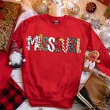 Missouri Christmas Doodle DTF Print