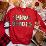 Bethany Bronchos Christmas Doodle DTF Print