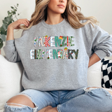 McKenzie Elementary Christmas Doodle DTF Print