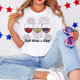 Red Wine Blue Too DTF Print