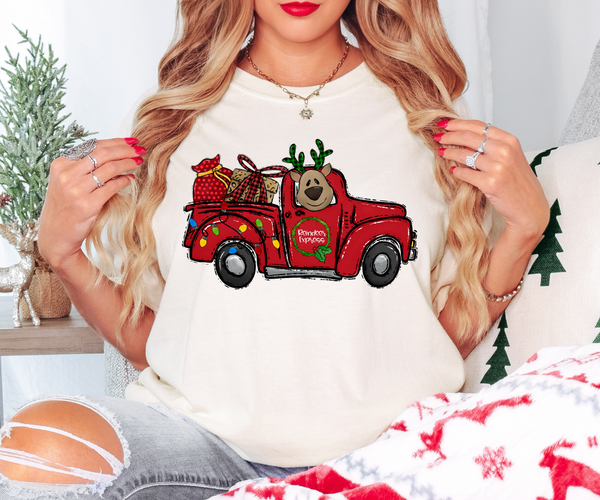 Reindeer Express DTF Print