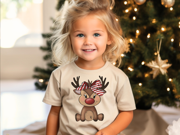 Reindeer Girl DTF Print