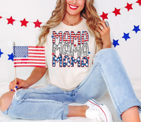 Patriotic Mama Repeat DTF Print