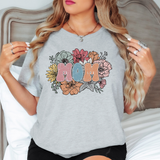 Retro Floral Mom DTF Print