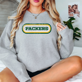 Packers Oval Retro DTF Print