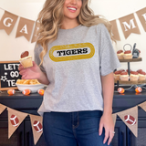 Tigers Retro Team Oval DTF Print
