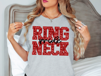 Ringneck Pride Faux Sequin DTF Print