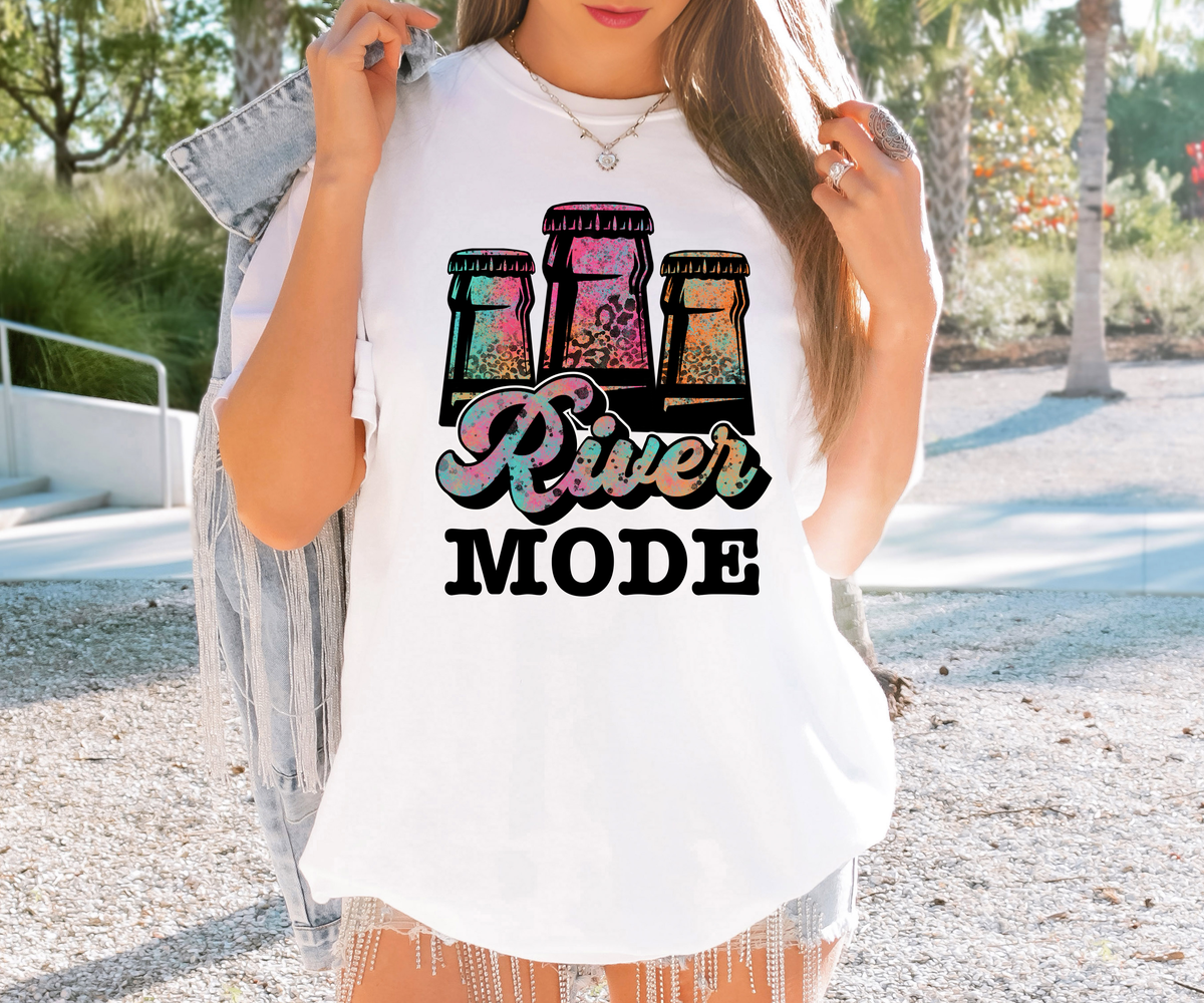 River Mode Beer Bottles Watercolor DTF Print – Torch Light