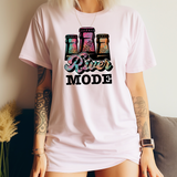 River Mode Beer Bottles Watercolor DTF Print