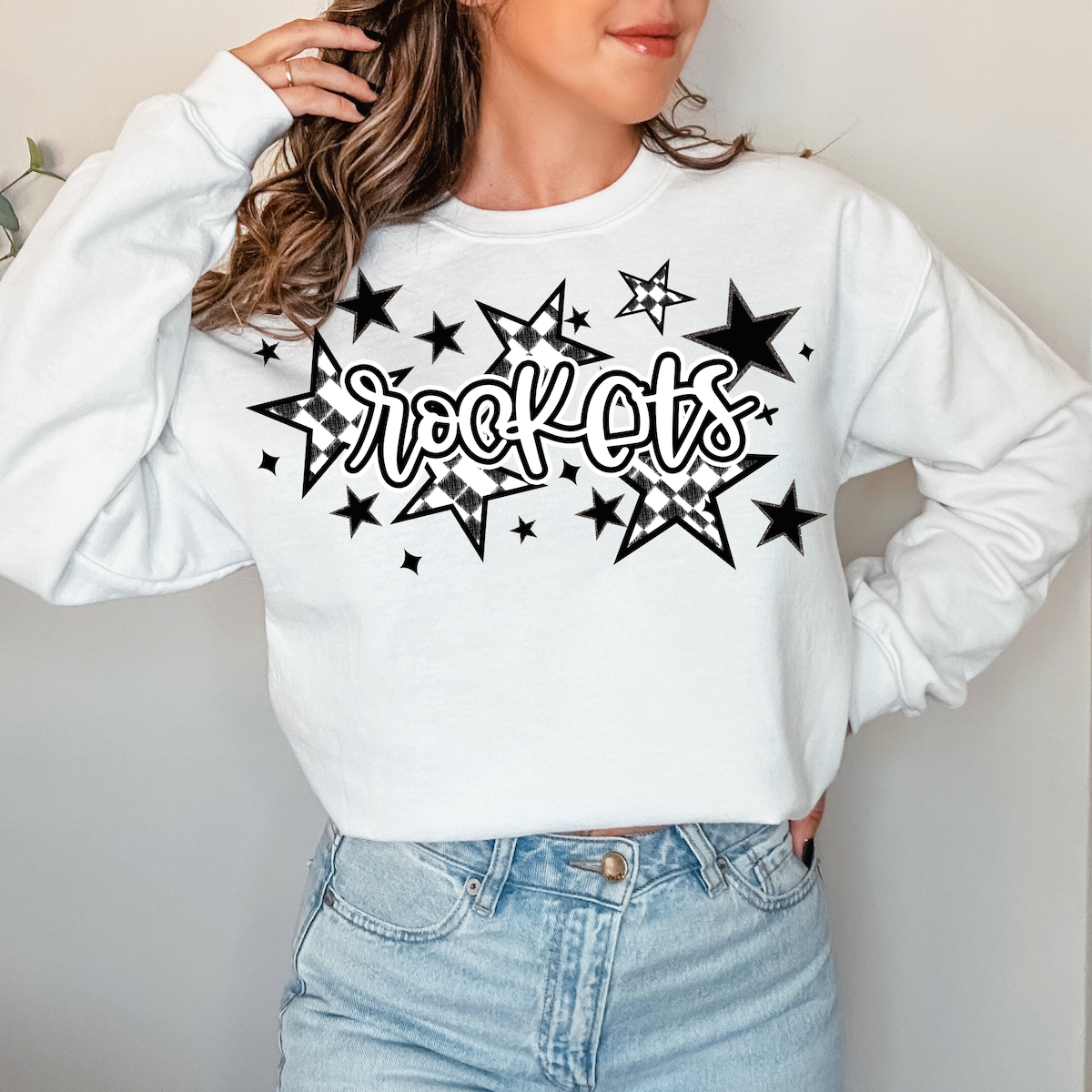 Rockets Retro Star DTF Print