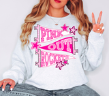 Rockets Pink Out Pennant Banner DTF Print