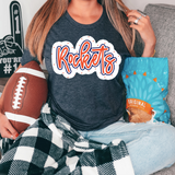 Rockets Polka Dot DTF Print