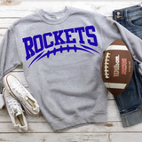 Rockets Football Arched DTF Print