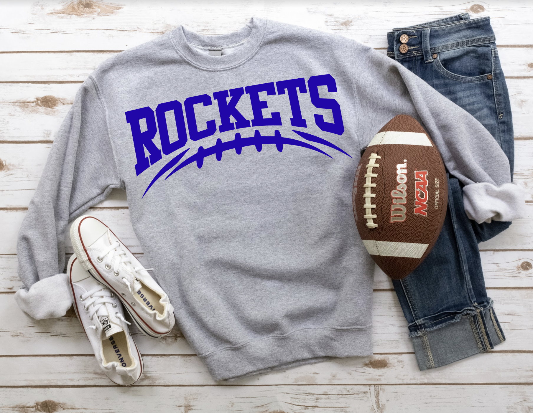 Rockets Football Arched DTF Print