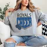 Royals Glitter Cheer DTF Print
