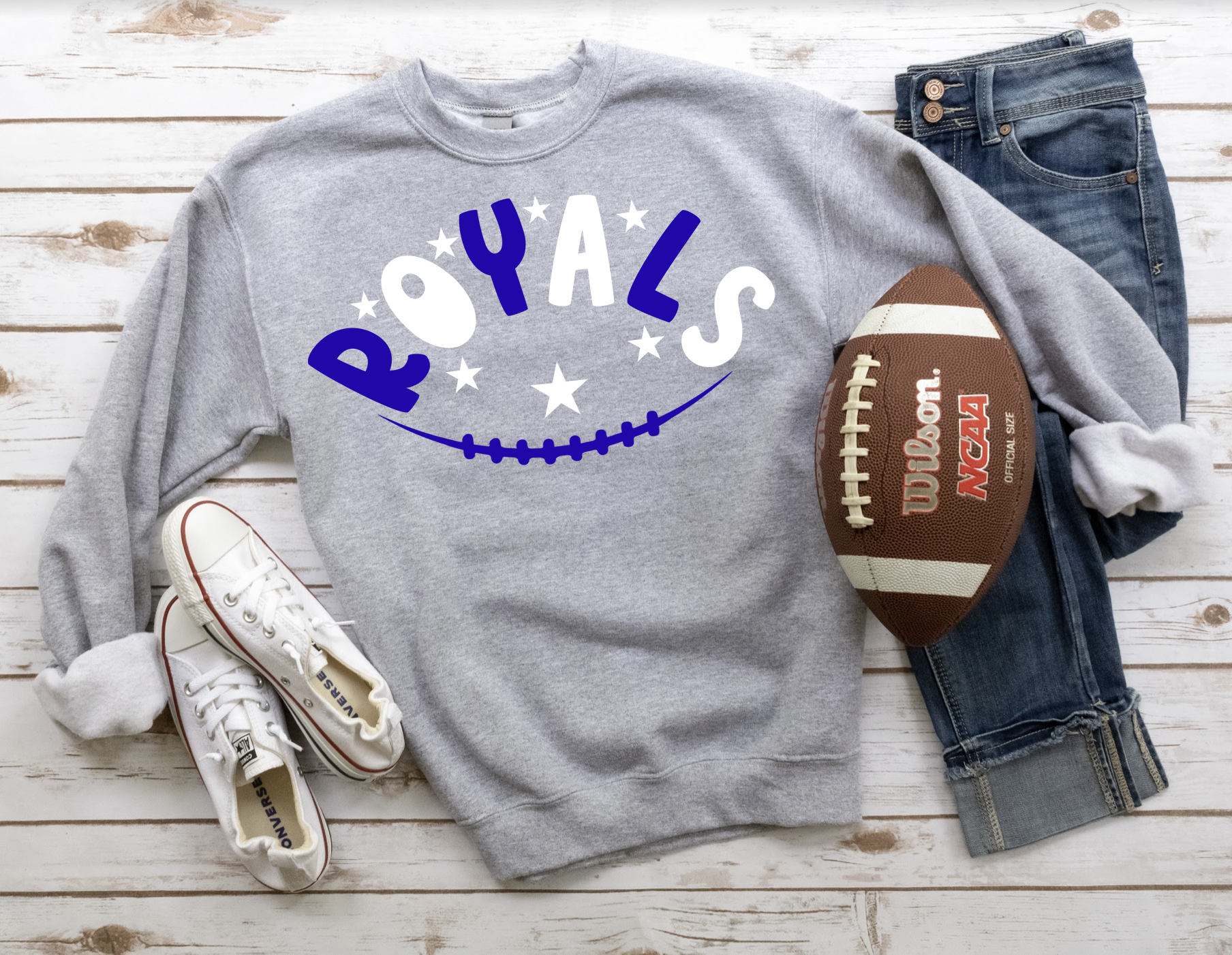 Royals Football Star DTF Print