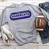 Sabercats Retro Team Oval DTF Print