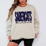 Sabercats Basketball Star Power Team Sports DTF Print