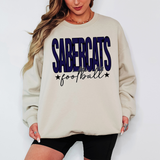 Sabercats Football Star Power Team Sports DTF Print