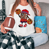 Sabercats Football Girl DTF Print
