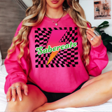 Sabercats Checker Leopard Bolt DTF Print