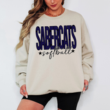Sabercats Softball Star Power Team Sports DTF Print