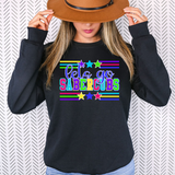 Sabercubs Lets Go Multi Color DTF Print