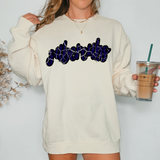 Sabercubs Crackle Cursive Teams DTF Print