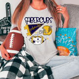 Sabercubs Football Retrocollage DTF Print
