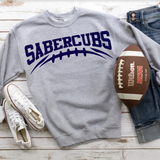 Sabercubs Football Arched DTF Print