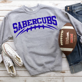 Sabercubs Football Arched DTF Print