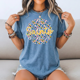 Saints Floral Baseball DTF Print