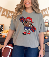 Saints Football Girl DTF Print