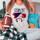 Saints Football Retrocollage DTF Print